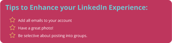 tips to enhance: linkedin for professionals